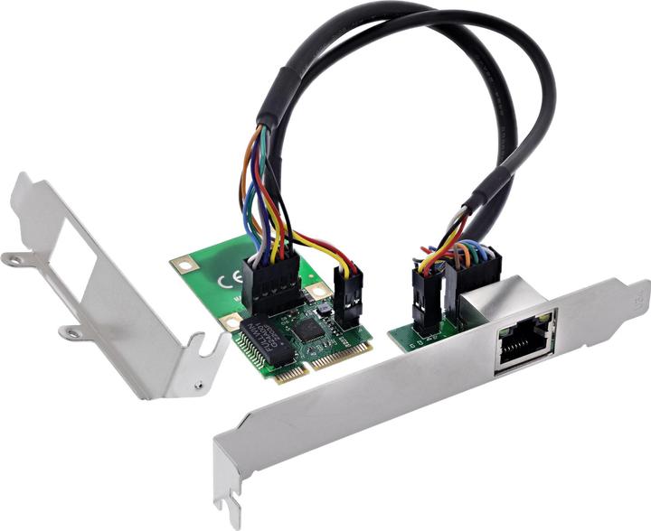 Actual product image InLine Mini-PCIe Gigabit Netzwerkkarte (Mini PCI Express)