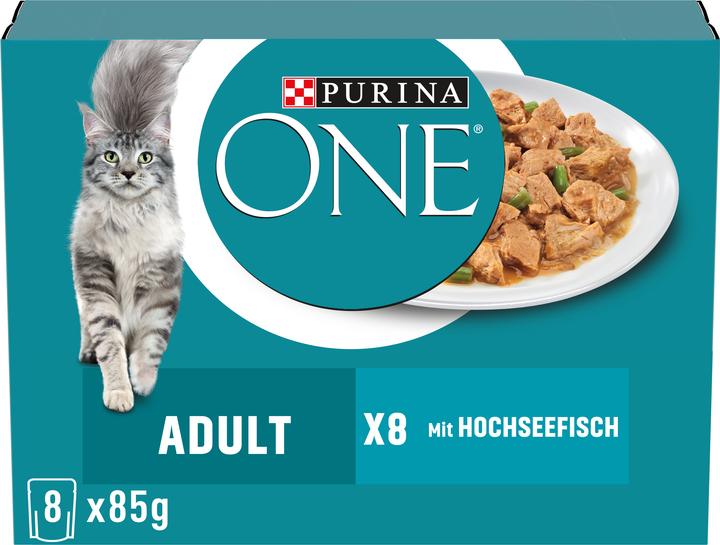 Image du produit Purina ONE Poisson océanique (Adulte, 8 pcs, 85 g)