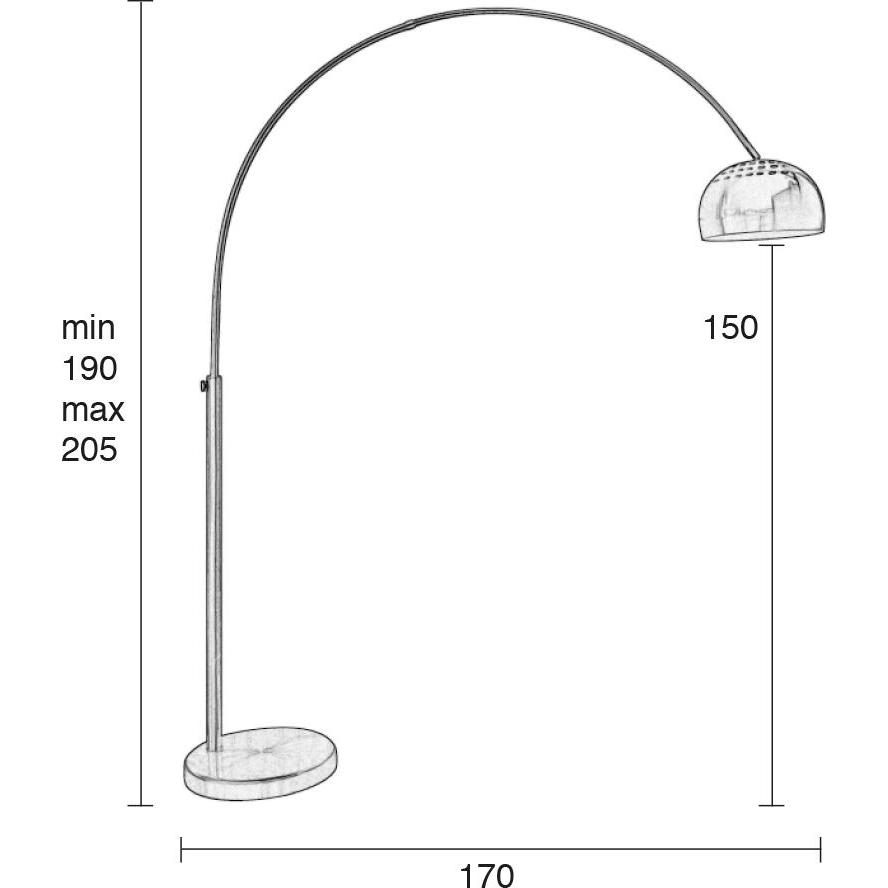Thumbnail - Zuiver, Stehlampe, Bow (E27)