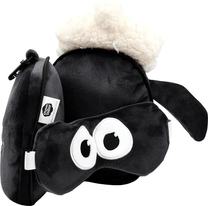 Actual product image Puckator Relaxeazzz plush Shaun (Sleeping mask, Head & neck pillow)