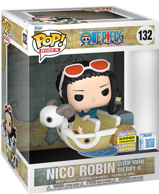 Immagine prodotto Funko POP! Rides Deluxe One Piece Nico Robin with Mini Merry II Exclusive 2025