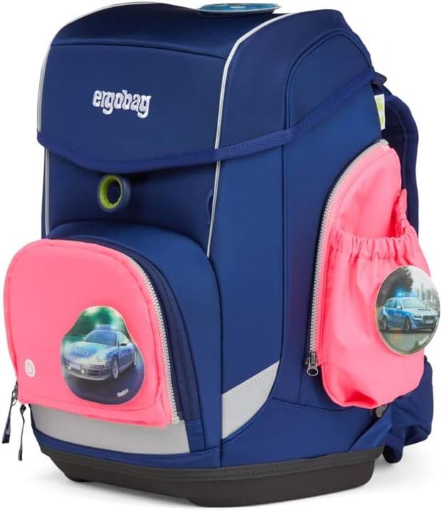 Actual product image Ergobag Fluo LED Zip Set with Side Pockets Pink (1 l)