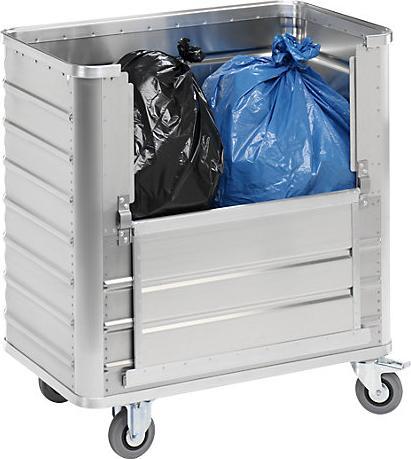 Produktbild Gmöhling Alu-Kastenwagen, abklappbare Seitenwand (250 kg)