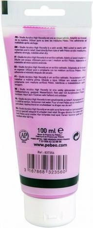 Actual product image Pebeo Studio Acrylics Fine Acrylic (Blue violet iridescent, 100 ml)