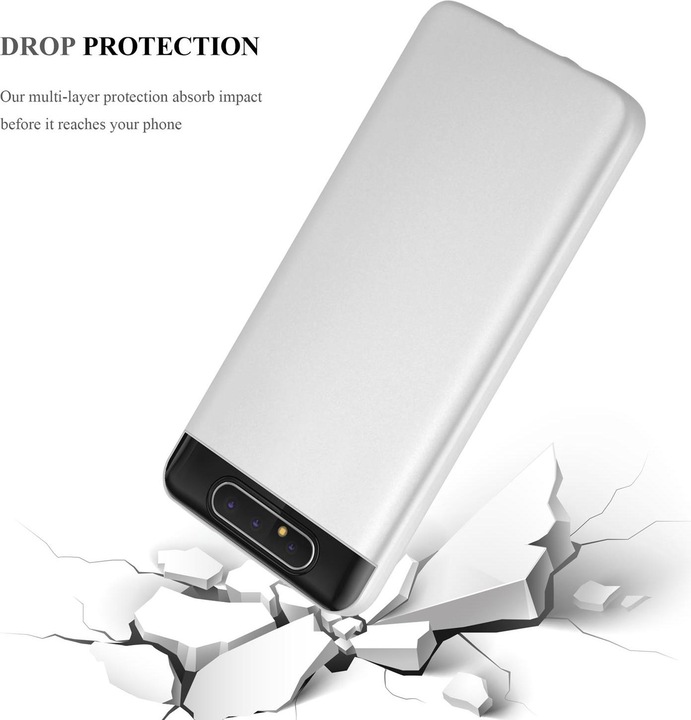 Produktbild Cadorabo TPU Matt Metallic Cover (Samsung Galaxy A80)