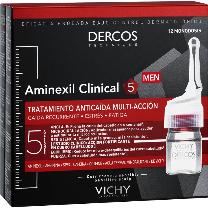 Actual product image Vichy Dercos Aminexil Clinical 5 (126 ml)