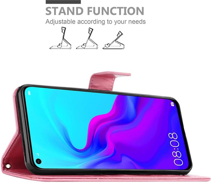 Produktbild Cadorabo Flower Book Cover (Huawei Nova 4)