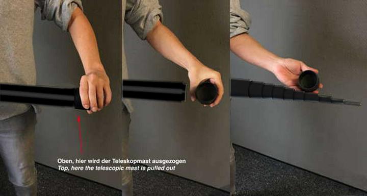 Actual product image R&G Telescopic rod