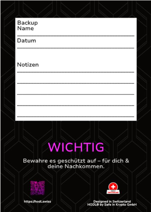 Image du produit SafeInKrypto HODL Phoenix Kit