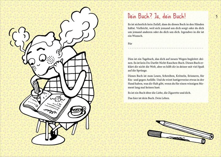 Produktbild Mein Nichtraucher-Tagebuch (Deutsch, Barbara Sommerer, Dorina Tessmann, 2017)