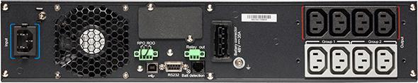 Actual product image Eaton 9PX 1500i RT2U Netpack (1500 VA, 1500 W, Online double converter UPS)