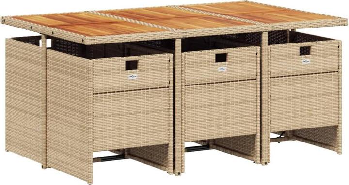 Produktbild vidaXL Garten Essgruppe (165 x 106 x 73 cm)