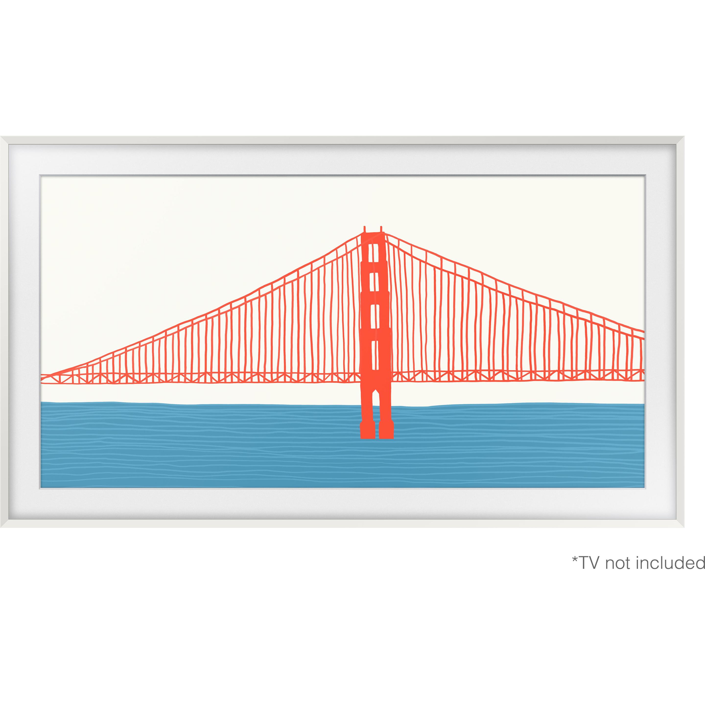 Thumbnail - Samsung The Frame Wechselrahmen 55" (Wechselrahmen), TV Zubehör, Weiss