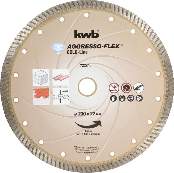 kwb Disco da taglio diamantato Goldline 230