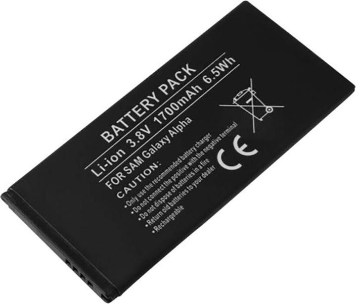 Produktbild Avizar Li-Ion Akku 3.8V 1700mAh Samsung Galaxy Alpha