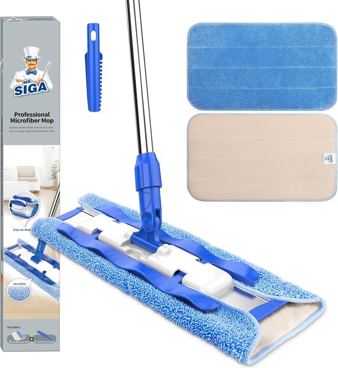 Actual product image Mr. siga Mikrofaser-Wischmopp