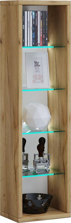 Immagine prodotto VCM Scaffale DVD CD Mobili per l'archiviazione Scaffale verticale in legno "Rasato L (21 x 14 x 77 cm)
