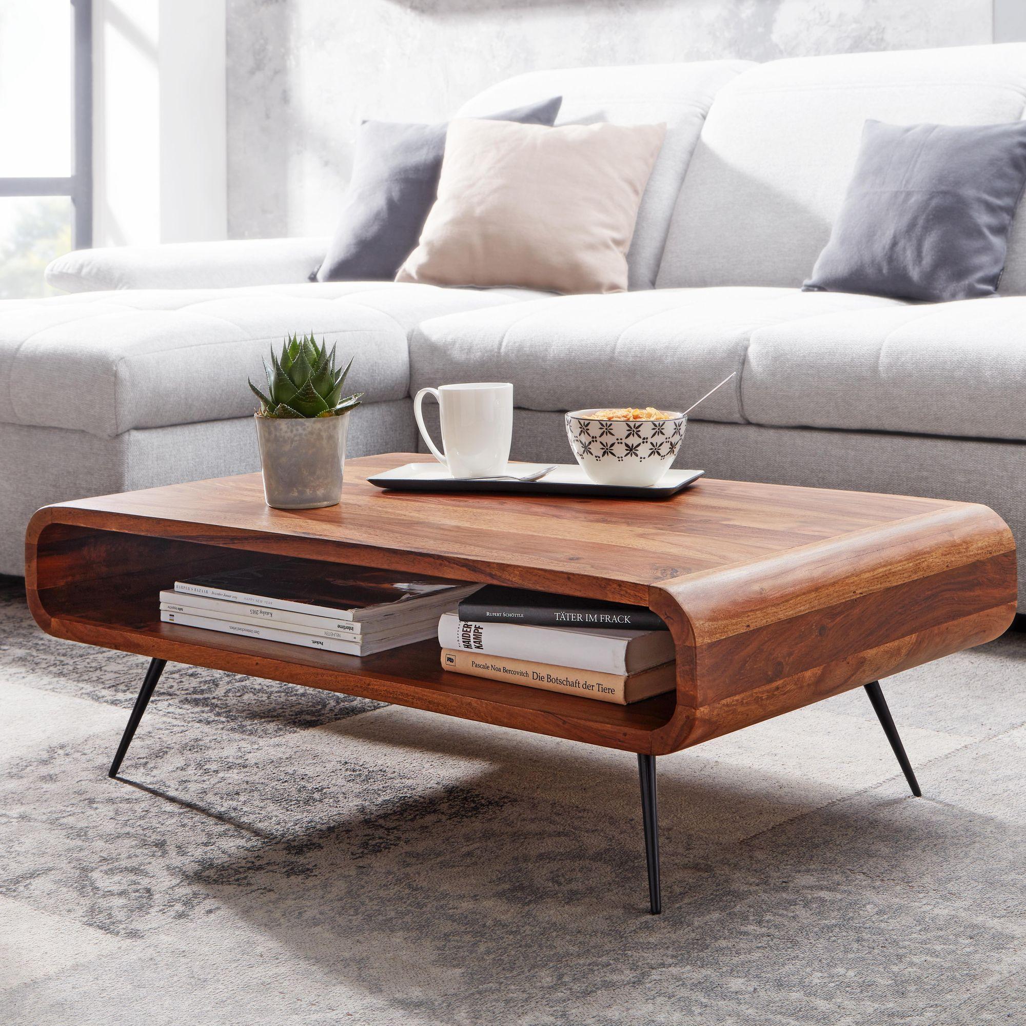 Thumbnail - FineBuy, Couchtisch + Beistelltisch, Couchtisch (90 x 55 x 30 cm)