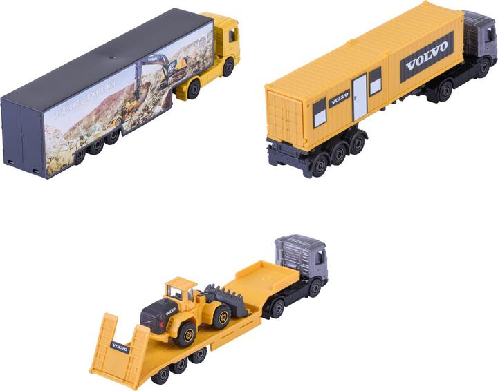 Produktbild Majorette Volvo Construction Transporter, 3-sort.