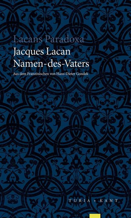 Actual product image Namen-des-Vaters (German, Jacques Lacan, 2017)