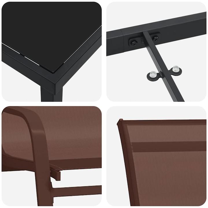 Produktbild vidaXL Garten Essgruppe