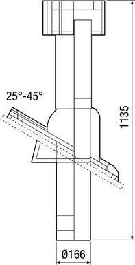 Produktbild Maico MAI DF160S DachdurchfÃ¼hrung sw Be-/EntlÃ¼ftung Kunststoff
