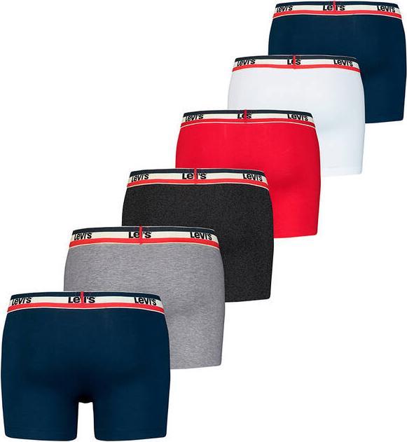 Immagine prodotto Levis Organic Cotton Sportswear Logo (XL, confezione da 6)