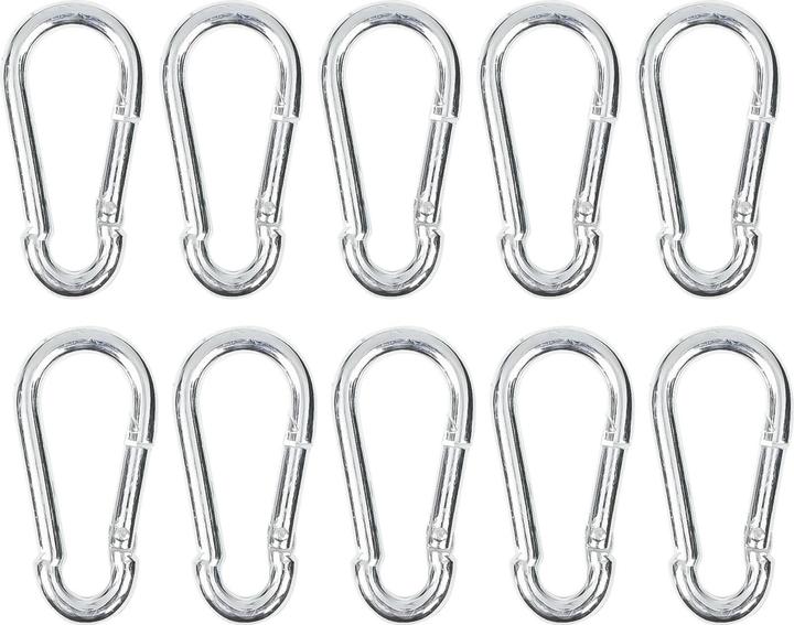 Benson Set di moschettoni da 10 pezzi 6 x 60 mm