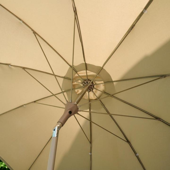 Produktbild Siena Garden Paolo Mittelstockschirmtaupe Ø 270 cm (2.70 m)