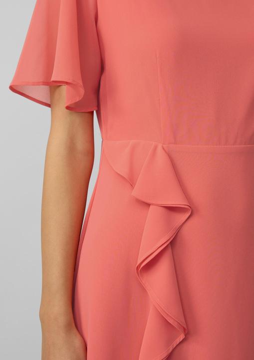 Actual product image S.Oliver Kleid Chiffonkleid mit Volants und U-Boot-Ausschnitt (40)