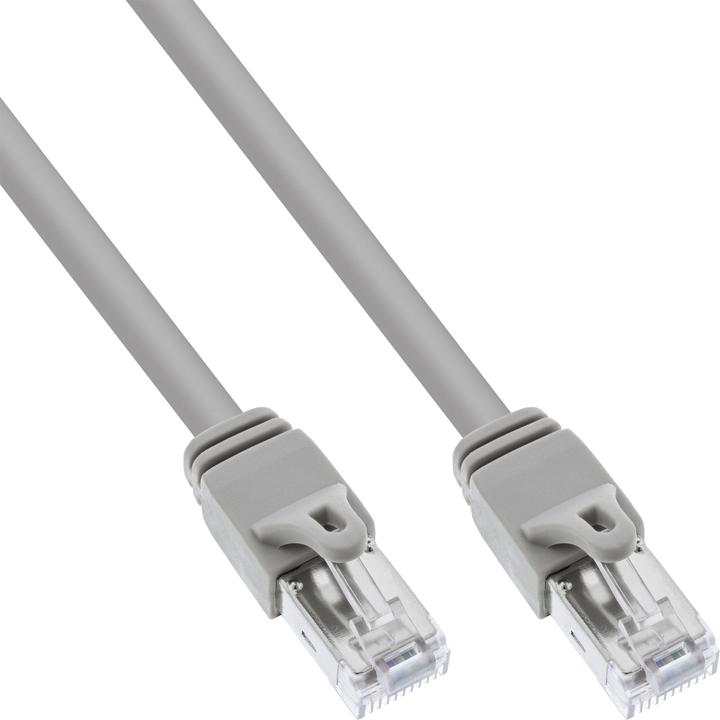 Produktbild InLine Embedded ® Patchkabel S/FTP PiMF Cat.6 zertifiziert grau 0,3 m (S/FTP, CAT6, 0.30 m)