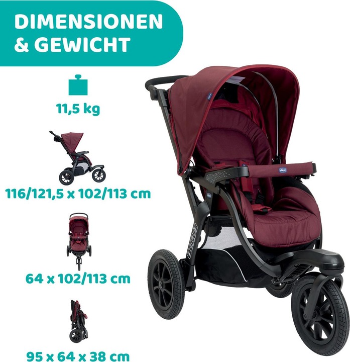 Actual product image Chicco Activ3 Stroller