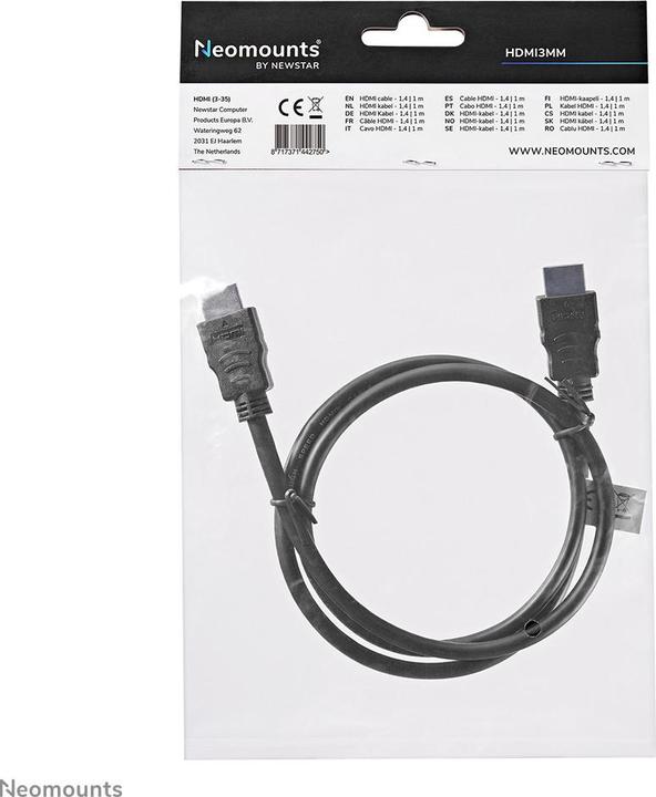 Image du produit Neomounts HDMI (Typ A) — HDMI (Typ A) (1 m)