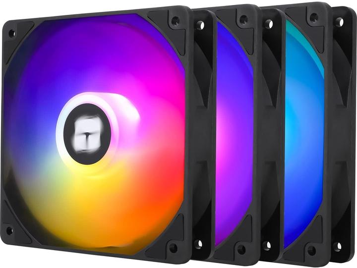 Produktbild Thermalright TL-C12C-S ARGB - Black (3-pack) - Kabinet køler - 120 mm - Sort med RGB LED lys - 26 dBA (120 mm, 1 x)