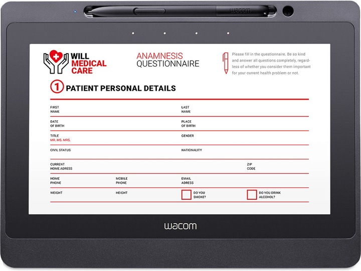 Wacom Signature Tablet DTU-1141B (10.10", 2540 lpi)