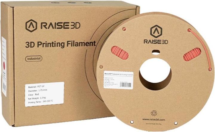 Image du produit Raise3D Filament industriel PET GF Red 1kg (PET, 1.75 mm, 1000 g)
