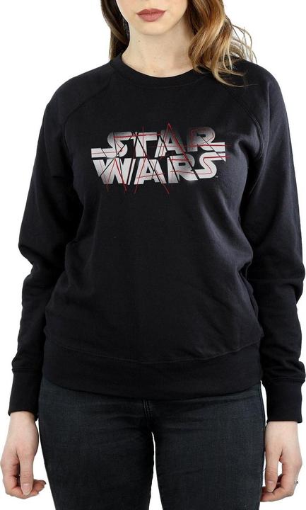 Actual product image Star Wars Womens/Ladies The Last Jedi Spray Logo Sweatshirt (XXL)