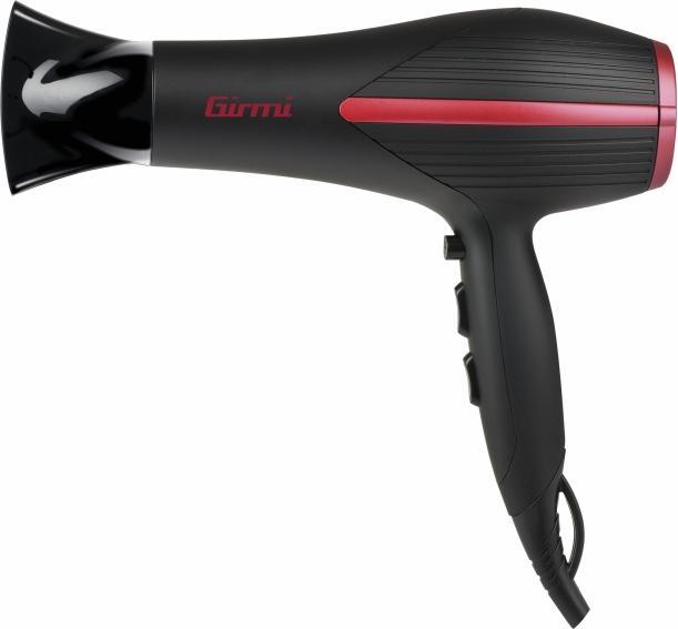 Girmi PH20 hair dryer Black, Red (2200 W)