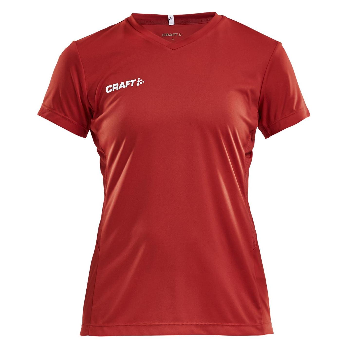 Craft, Damen, Sportshirt, Squad Jersey Solid W (S), Rot, S