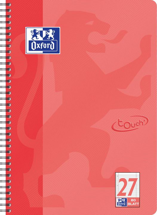 Produktbild Oxford TOUCH - Collegeblock (A4, Liniert, Weicher Einband)