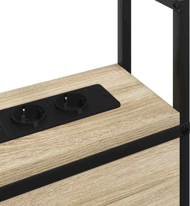 Actual product image vidaXL Storage space headboard (15 x 15 x 98 cm)