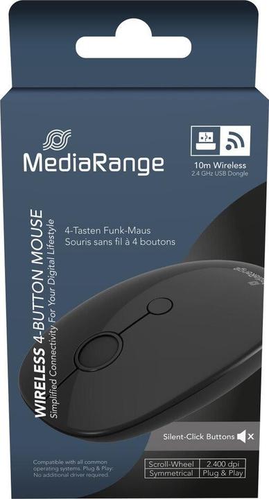 Produktbild MediaRange Maus MROS268 (Kabellos)