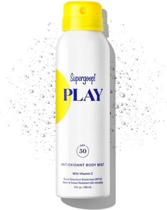 Supergoop Antioxidant Body Spray mit Vitamin C SPF 50 (Sonnenspray, SPF 50, 30 ml)