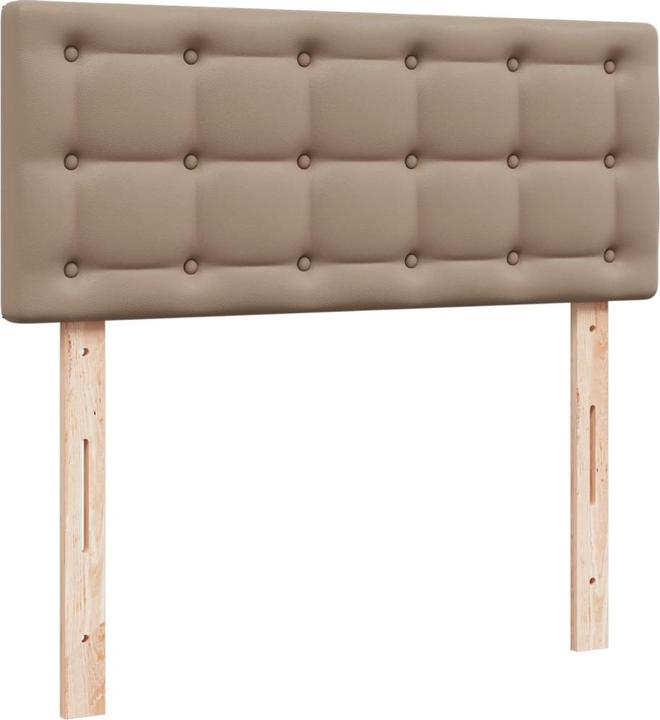 Actual product image vidaXL Bo x springbett Matratze 100 x 200cm Kunstleder (100 x 200 cm)