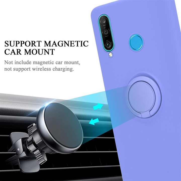 Actual product image Cadorabo TPU Liquid Ring Silicone Case Cover (Huawei P30 Lite)