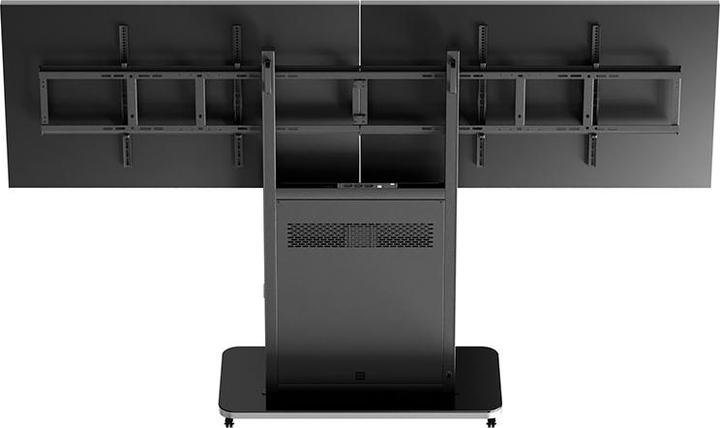 Produktbild Hagor HAGROR Rollwagen 600x400mm schwarz 2x 55kg/2x 55-65" (55 kg, 55" - 65")