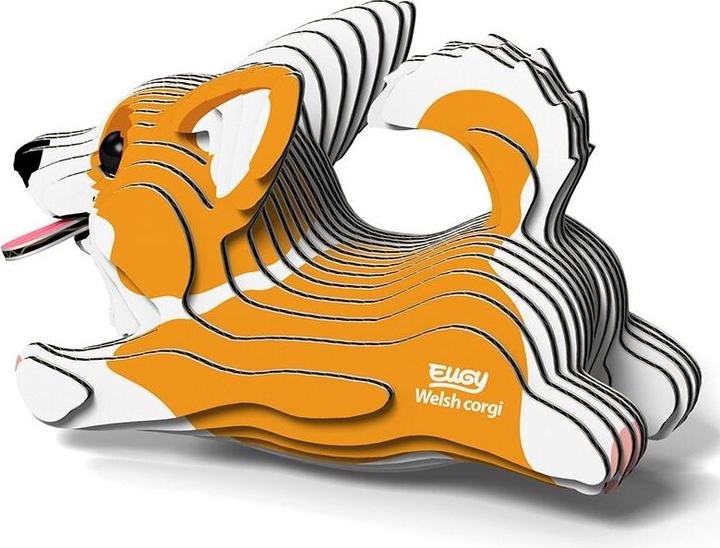Actual product image Eugy 3D Craft Set Corgi (MQ6)