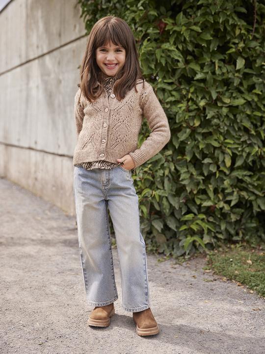 Produktbild Vertbaudet Weite Mädchen Jeans mit Dehnbund, Bundweite verstellbar (98)