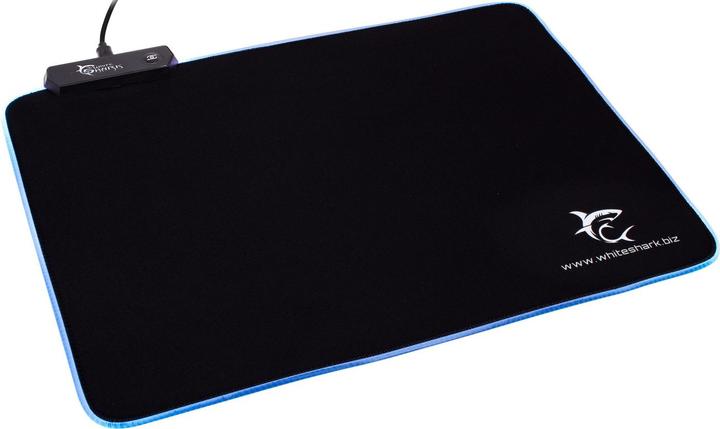 Actual product image White Shark Mouse pad for games with RGB illumination Luminous L, 350x250x3mm (L)