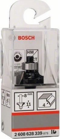 Actual product image Bosch Professional Zubehör Rounding cutter, 8 mm, R1 4 mm, L 10.5 mm, G 53 mm